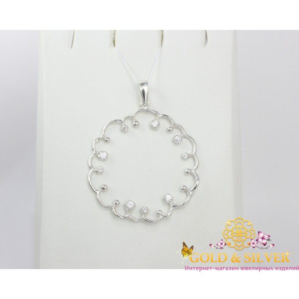 Жіночий кулон срібний «Вітражна ніжність» 3680 , Gold & Silver Gold & Silver, Украина